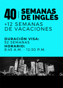 Curso de Ingles en Melbourne - 40 semanas