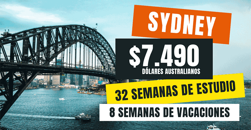 Curso de inglés - Sydney 32 semanas