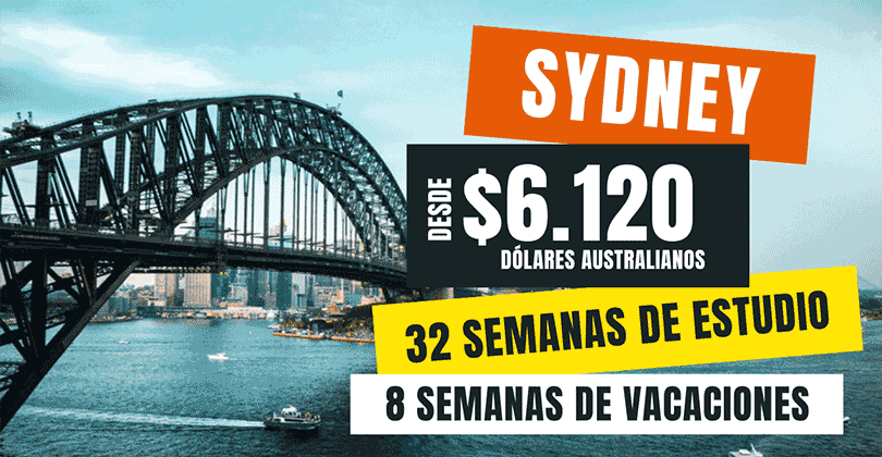 Curso de inglés - Sydney 32 semanas