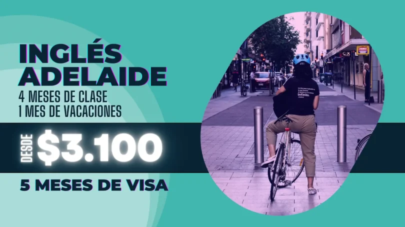 Curso de inglés - Adelaide 16 semanas
