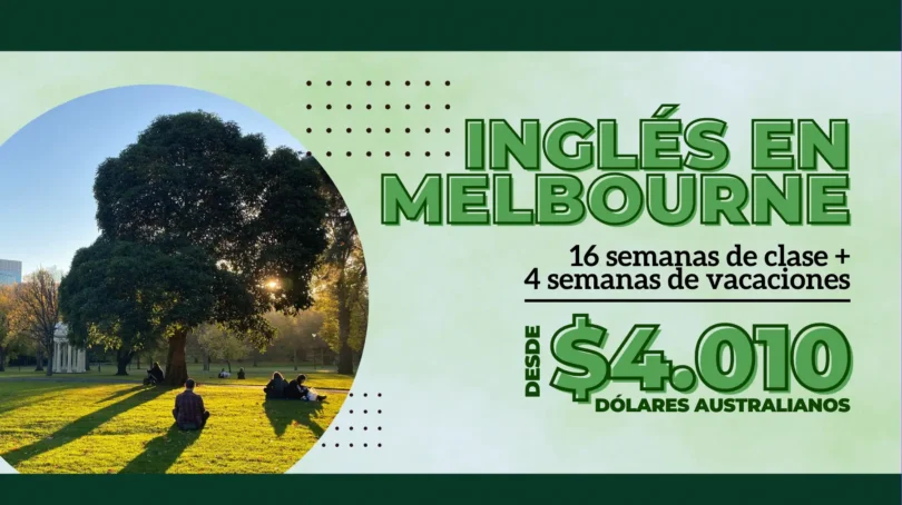 16 semanas | Melbourne | 5:10pm 1 Curso de inglés - Melbourne 16 semanas