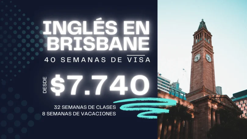 Curso de inglés - Brisbane 32 semanas