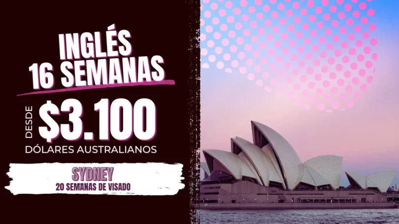 16 semanas | Sydney | 9:00am 1 Inglés en Sydney - 16 semanas