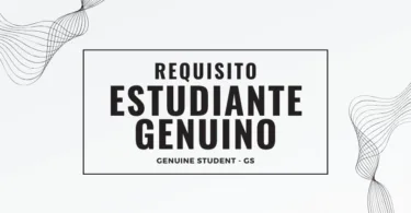 Requisito de Estudiante Genuino o Genuine Student GS - Cover