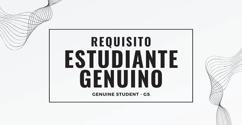 Requisito de Estudiante Genuino o Genuine Student GS - Cover