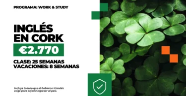 Curso de Ingles en Cork - 25 semanas - Work & Study