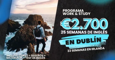 Curso de Ingles en Dublín - 25 semanas - Work & Study