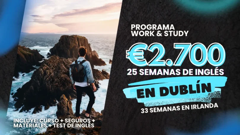 Curso de Ingles en Dublín - 25 semanas - Work & Study